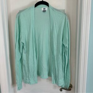 Large Mint Old Navy Cardigan